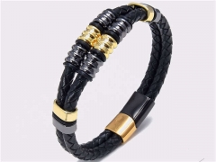 HY Wholesale Leather Jewelry Popular Leather Bracelets-HY0118B538