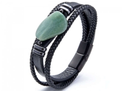 HY Wholesale Leather Jewelry Popular Leather Bracelets-HY0118B223