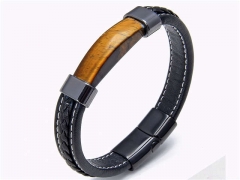 HY Wholesale Leather Jewelry Popular Leather Bracelets-HY0118B401