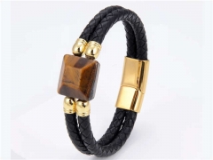 HY Wholesale Leather Jewelry Popular Leather Bracelets-HY0118B264