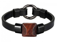 HY Wholesale Leather Jewelry Popular Leather Bracelets-HY0117B351