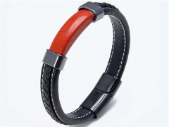HY Wholesale Leather Jewelry Popular Leather Bracelets-HY0118B410