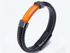 HY Wholesale Leather Jewelry Popular Leather Bracelets-HY0118B411