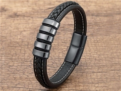HY Wholesale Leather Jewelry Popular Leather Bracelets-HY0118B159