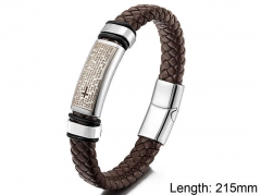 HY Wholesale Leather Jewelry Popular Leather Bracelets-HY0108B052