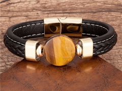 HY Wholesale Leather Jewelry Popular Leather Bracelets-HY0118B591