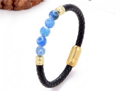 HY Wholesale Leather Jewelry Popular Leather Bracelets-HY0118B604