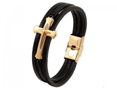 HY Wholesale Leather Jewelry Popular Leather Bracelets-HY0117B256