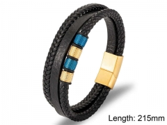 HY Wholesale Leather Jewelry Popular Leather Bracelets-HY0108B090