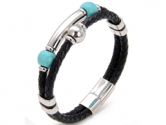 HY Wholesale Leather Jewelry Popular Leather Bracelets-HY0118B629