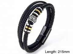 HY Wholesale Leather Jewelry Popular Leather Bracelets-HY0108B057