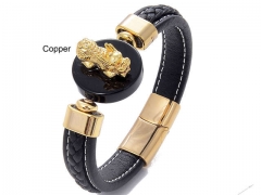 HY Wholesale Leather Jewelry Popular Leather Bracelets-HY0118B088