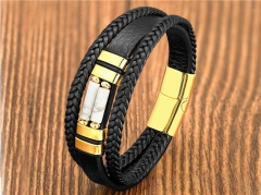 HY Wholesale Leather Jewelry Popular Leather Bracelets-HY0118B189