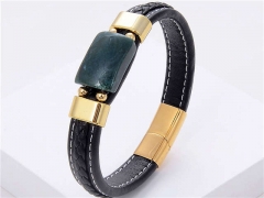 HY Wholesale Leather Jewelry Popular Leather Bracelets-HY0118B244