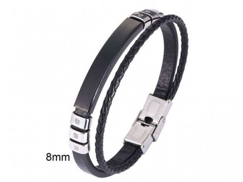 HY Wholesale Leather Jewelry Popular Leather Bracelets-HY0010B0645