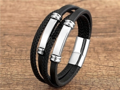 HY Wholesale Leather Jewelry Popular Leather Bracelets-HY0118B151