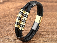 HY Wholesale Leather Jewelry Popular Leather Bracelets-HY0118B143