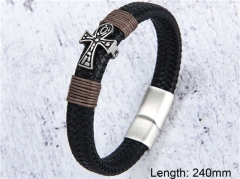 HY Wholesale Leather Jewelry Popular Leather Bracelets-HY0108B094