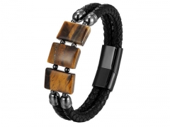 HY Wholesale Leather Jewelry Popular Leather Bracelets-HY0117B366