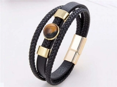 HY Wholesale Leather Jewelry Popular Leather Bracelets-HY0118B307