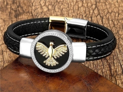 HY Wholesale Leather Jewelry Popular Leather Bracelets-HY0118B382