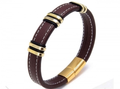 HY Wholesale Leather Jewelry Popular Leather Bracelets-HY0118B694