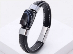 HY Wholesale Leather Jewelry Popular Leather Bracelets-HY0118B254