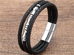 HY Wholesale Leather Jewelry Popular Leather Bracelets-HY0118B191