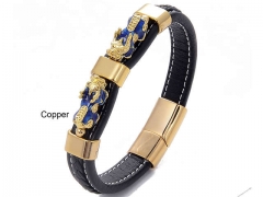 HY Wholesale Leather Jewelry Popular Leather Bracelets-HY0118B077