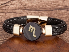 HY Wholesale Leather Jewelry Popular Leather Bracelets-HY0118B358