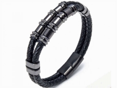HY Wholesale Leather Jewelry Popular Leather Bracelets-HY0118B472