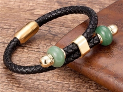 HY Wholesale Leather Jewelry Popular Leather Bracelets-HY0118B700