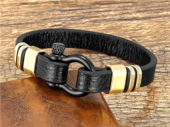 HY Wholesale Leather Jewelry Popular Leather Bracelets-HY0118B232