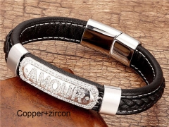 HY Wholesale Leather Jewelry Popular Leather Bracelets-HY0118B930