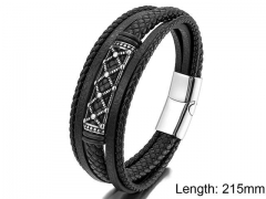 HY Wholesale Leather Jewelry Popular Leather Bracelets-HY0108B040
