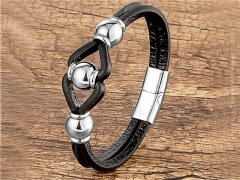 HY Wholesale Leather Jewelry Popular Leather Bracelets-HY0118B035