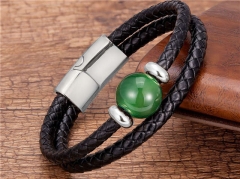 HY Wholesale Leather Jewelry Popular Leather Bracelets-HY0118B466