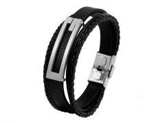 HY Wholesale Leather Jewelry Popular Leather Bracelets-HY0117B258