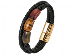 HY Wholesale Leather Jewelry Popular Leather Bracelets-HY0117B280