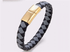HY Wholesale Leather Jewelry Popular Leather Bracelets-HY0118B547