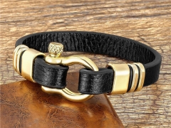 HY Wholesale Leather Jewelry Popular Leather Bracelets-HY0118B229