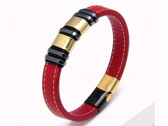 HY Wholesale Leather Jewelry Popular Leather Bracelets-HY0118B566