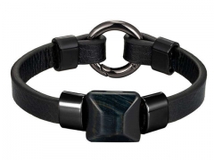 HY Wholesale Leather Jewelry Popular Leather Bracelets-HY0117B339