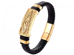 HY Wholesale Leather Jewelry Popular Leather Bracelets-HY0117B424