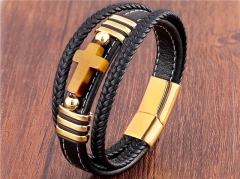 HY Wholesale Leather Jewelry Popular Leather Bracelets-HY0118B933