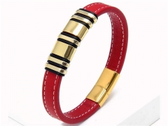 HY Wholesale Leather Jewelry Popular Leather Bracelets-HY0118B568