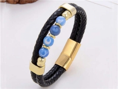 HY Wholesale Leather Jewelry Popular Leather Bracelets-HY0118B488