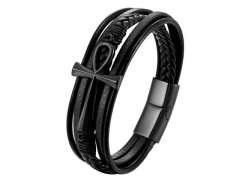 HY Wholesale Leather Jewelry Popular Leather Bracelets-HY0117B308