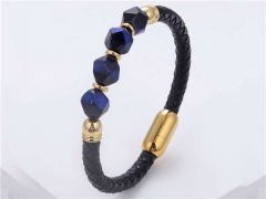 HY Wholesale Leather Jewelry Popular Leather Bracelets-HY0118B526
