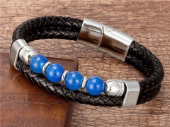 HY Wholesale Leather Jewelry Popular Leather Bracelets-HY0118B864